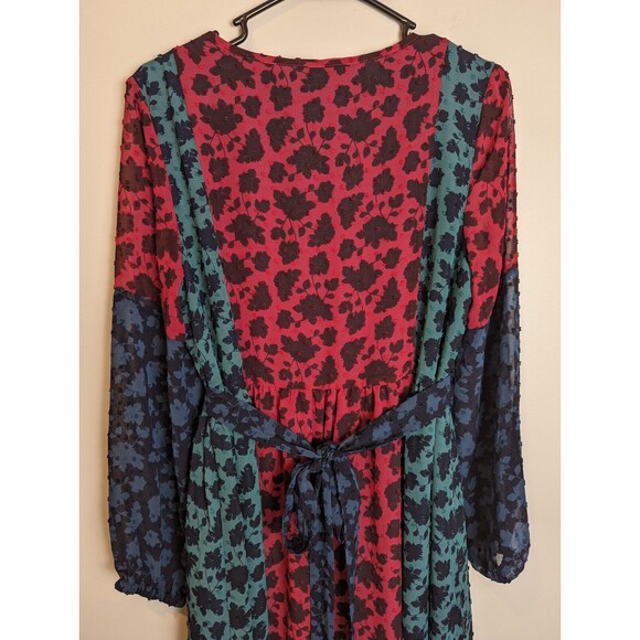 Matilda Jane Women's Multi-color Hi Lo A Little Party Dress #28690D Size S Sheer - Picture 11 of 13